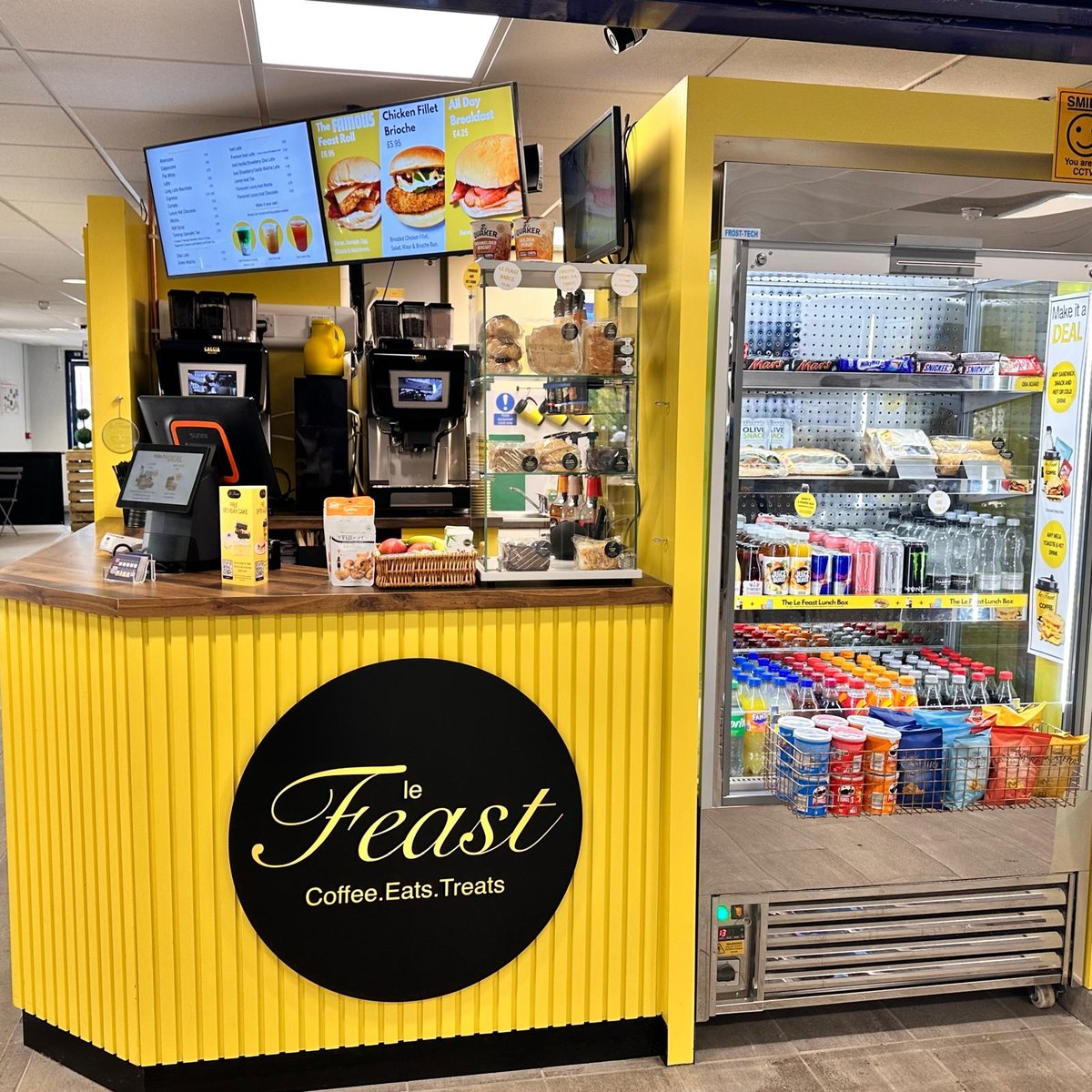 Le Feast Bolton station cafe at Bolton Train Station